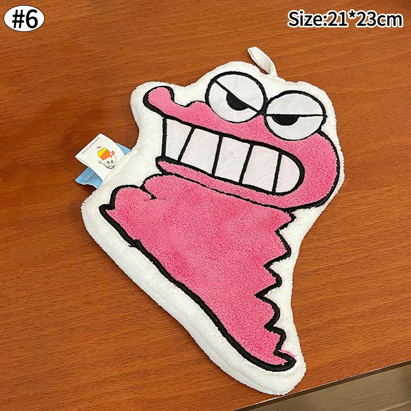 Perfect Crayon Shin Chan Hand Towel Cute Crayon Shin Chan Hanging Towels Absorbent Kitchen Bathroom Wipe Towel Anime Cartoon Kids Towels