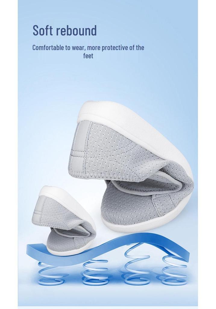 2025 Spring Summer Women's Breathable Velcro Mesh Loafers - Lightweight & Comfortable