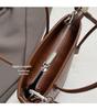 Niche High-End Women's French Luxury Woven Shoulder and Crossbody Bucket Handbag