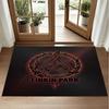 Linkin Park Design Crystal Velvet Rug Soft Decorative Mat for Bedroom Entrance