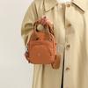 Small Square Bag Women's Travel Shoulder Bag Solid Color Crossbody Bag Water-Repellent Nylon Bag