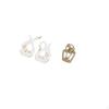 Elegant Ceramic Swan And Abstract Couple Resin Sculpture Figurine for Bookshelf Cabinet Bookcase