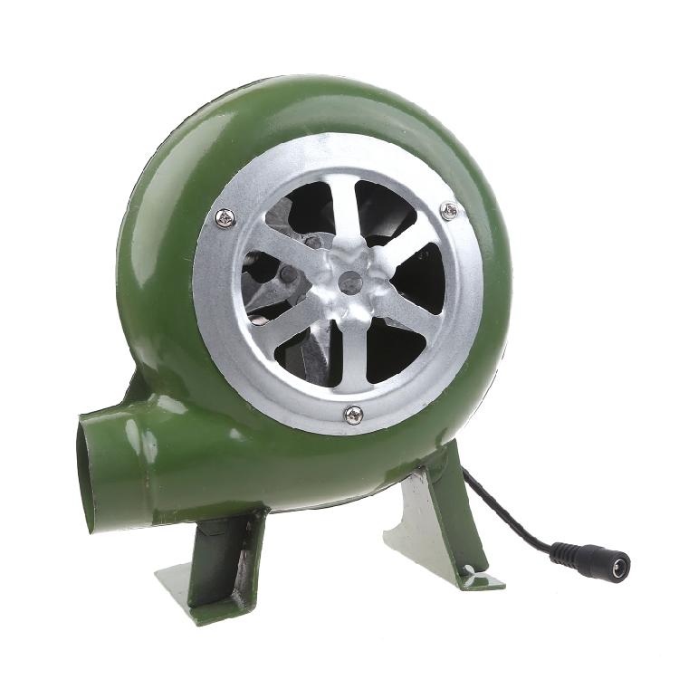 Grillventilator Tragbarer Elektrischer Gebläse AC100-240V 2900U/min Einstellbare Geschwindigkeit 30/40/60/80W