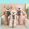 Large Tie Bow Sweater Teddy Bear Plush Toy Girls Birthday Gift Child Companion