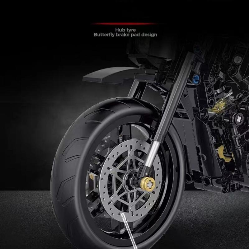 Technical Motorcycle Building Blocks Bricks Duke Harleys Motorbike Racing Car Assemble Model Moc Vehicle Toys for Kids Gift
