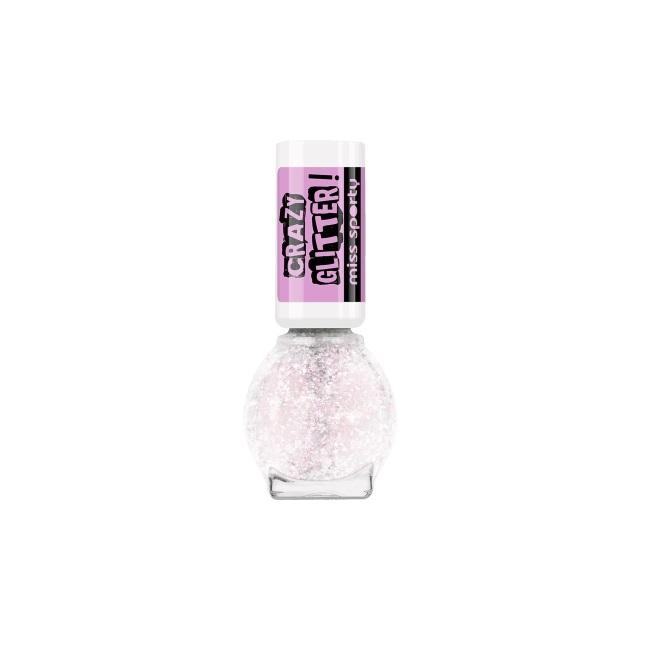 Miss Sporty Crazy Glitter Nail Polish 030, 7ml - Lustrous Shine Formula