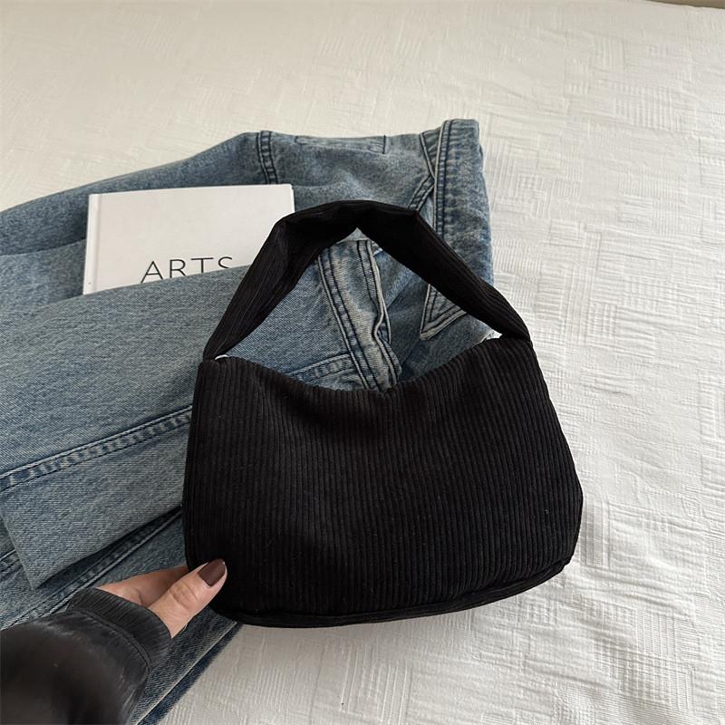 

Trendy Shoulder Bag Chic Korean Style Solid Color Pillow Bag For Everyday Use