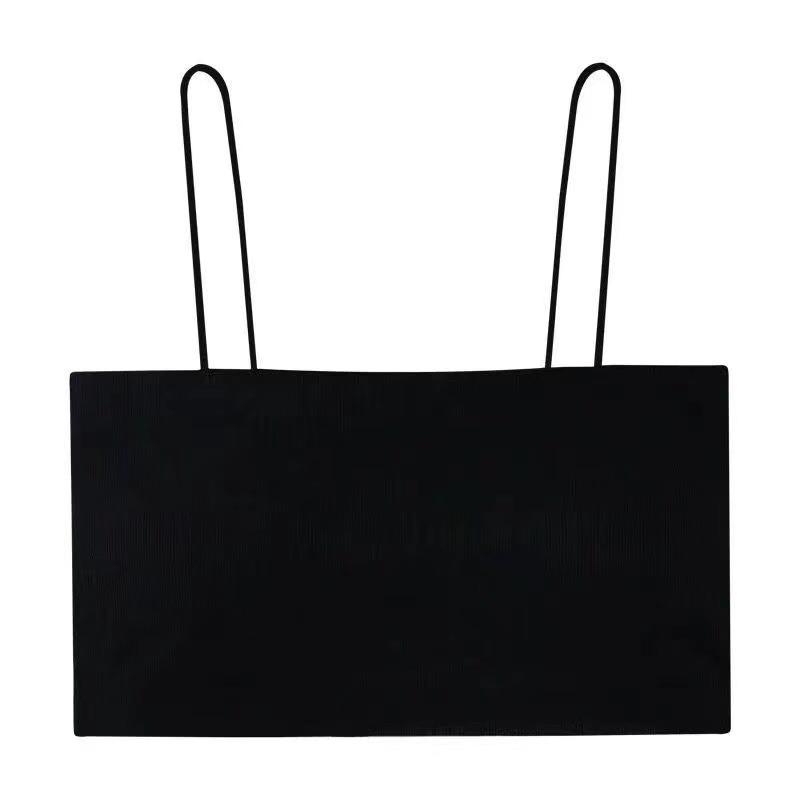 Comfortable Waist Beauty Back Wrap Chest Tube Top Girl No Steel Ring Camisole Bra Underwear New Female Simple Beauty Back