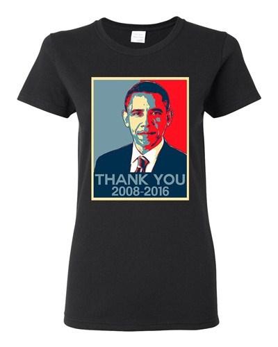 Ladies New Thank You President Obama United States America USA DT T-Shirt Tee Unisex T-Shirt S