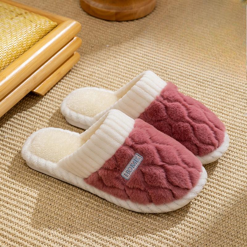 Cotton Shoes and Slippers Are Anti-slip and Warm for Indoor Use