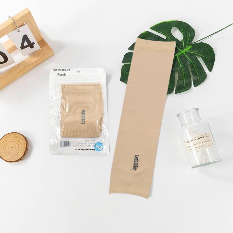 Armstulpen aus Eisseide für Sommerradfahren: Sonnenschutz & Kühlung, Einfarbig