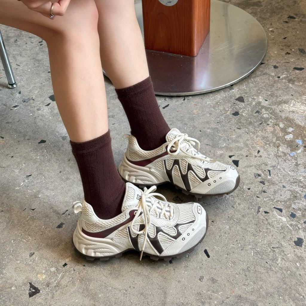 European products popular dad shoes girl 2025 autumn new niche non-collision versatile shoes sports and leisure