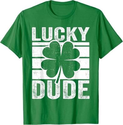 T-shirt drôle Lucky Dude pour garçons pour la Saint-Patrick, t-shirt pour tout-petit et enfant