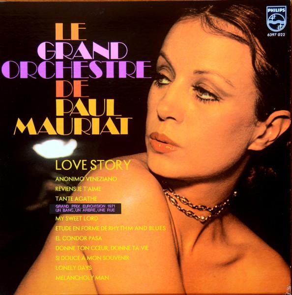 

12inch Record LE GRAND ORCHESTRE DE PAUL MAURIAT Love Story 6397022 PHILIPS 1971 Canada Pop Used