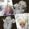 12inch Doll Head Scalp for Neo Blythe Nude Custom