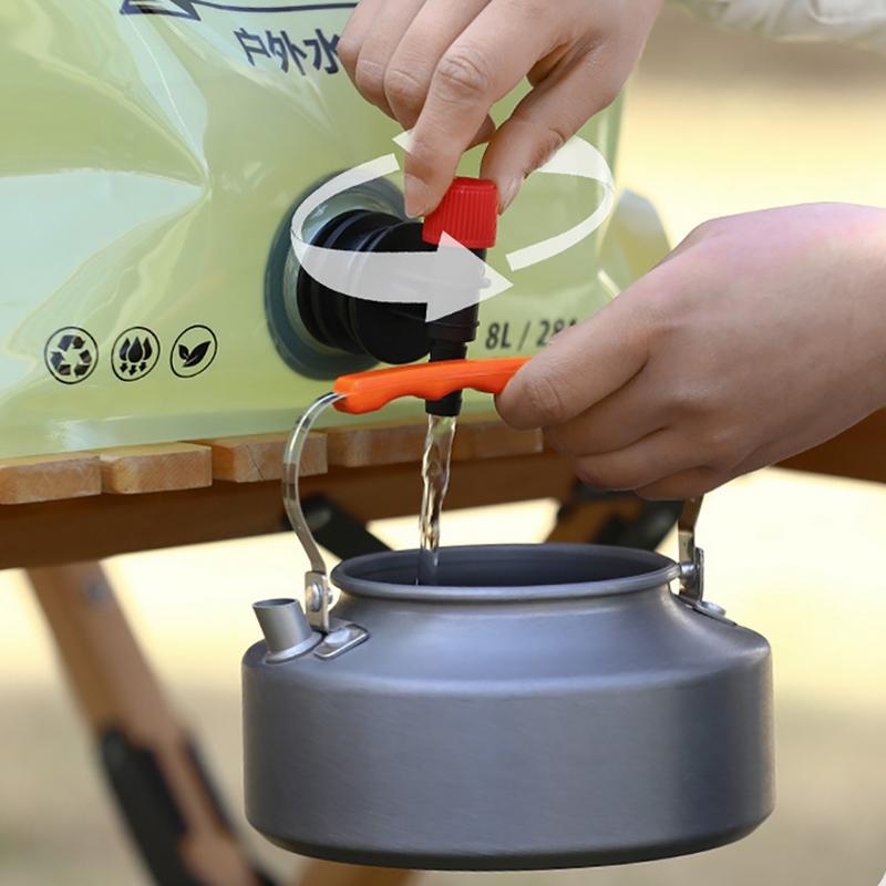 Outdoor Mini Folding Water Bag Camping 5/8L Large Capacity Portable Water Bag Thickened Soft Food Grade Water Storage Bag
