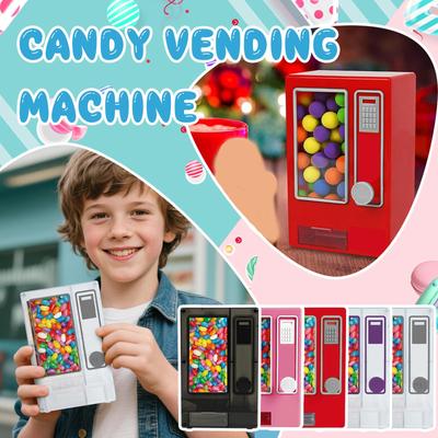 Candy Dispenser, Cute Tabletop Vending Machine, Manual Candy Machine, Dispenses