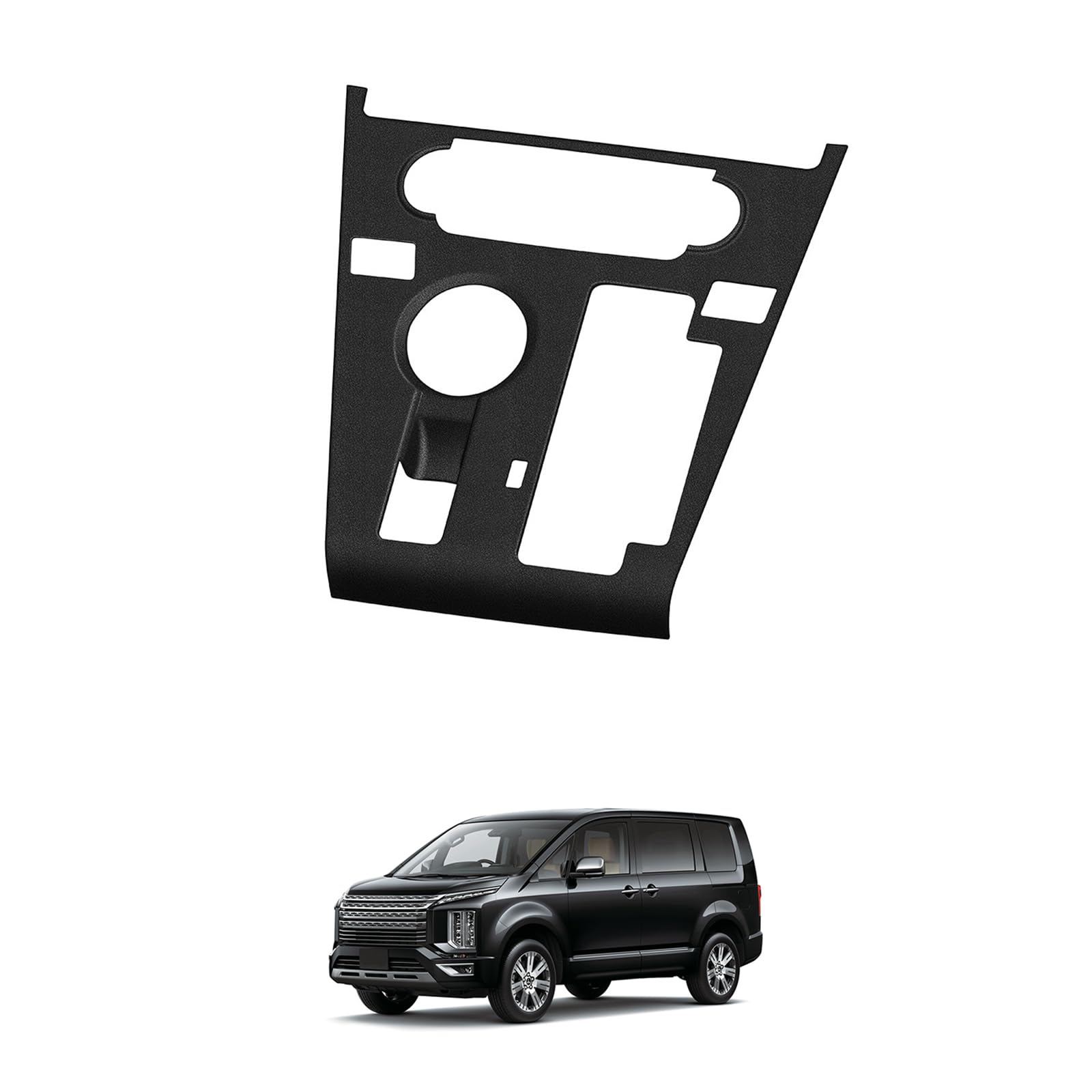 Temiry Delica D5 Накладка на панель переключения передач Резиновый коврик Накладка на консоль Delica Резиновая накладка Защита от царапин Защита от грязи Защита от отпечатков пальцев Delica