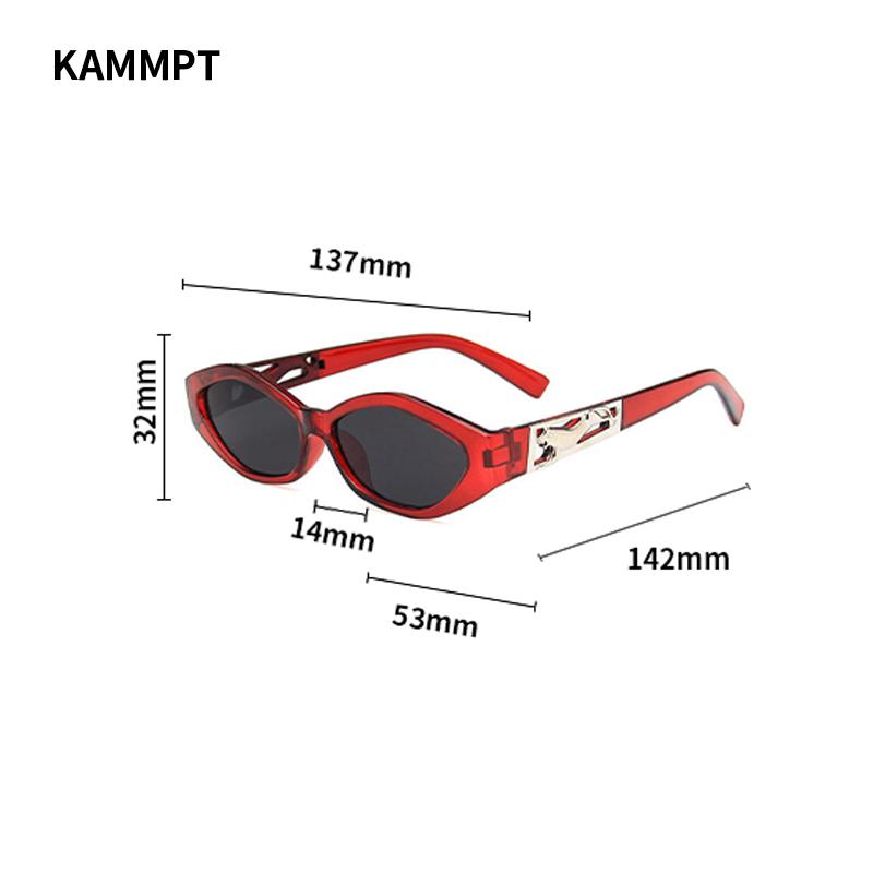 New Multicolor Small Oval Frame Sunglasses Trendy Fashion Men Women UV400 Eyewear Top Brand Designer Male Female Popular Shades