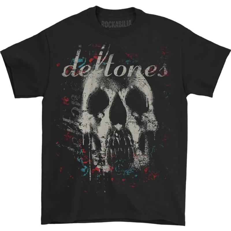 Deftones printed T-shirts for summer and autumn 2025 loose and casual short-sleeved men's and women's sport tops