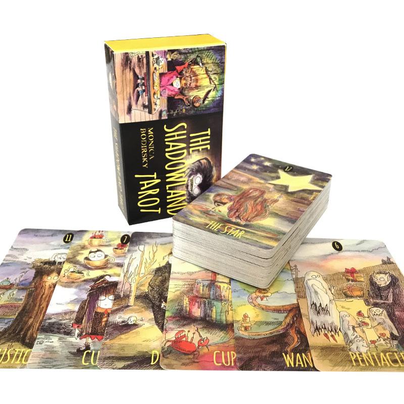 Die Shadowland Tarotkarten für Anfänger Englische Version Profis Wahrsagungsspiel Auto