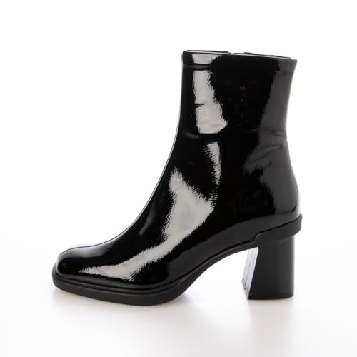 Niedliche CAMY48301 Schwarze Emaille Regenstiefel