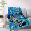 Sea Life Customize Your Name Blankets Comfortable Soft Lightweight Allseason Multipurpose Blanket For Picnics Sofas Offices Beds Living Rooms Perfect