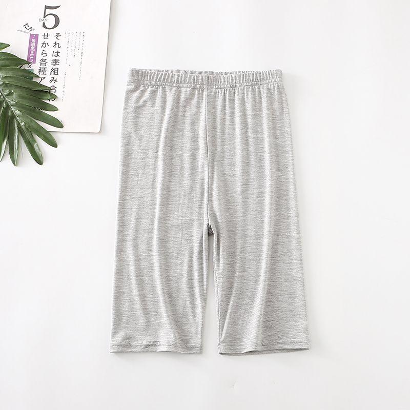 

Модальные брюки с высокой талией, тонкие, внутренние, облегающие, стрейч Light gray M (recommended 40.00 kg-47.50 kg