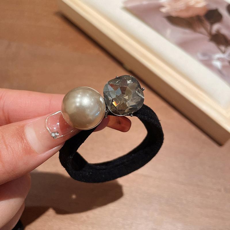 

Korean Shiny Hair Band Rubber Hair Ties Women Girl Women Hair Accessories Gift Headwear