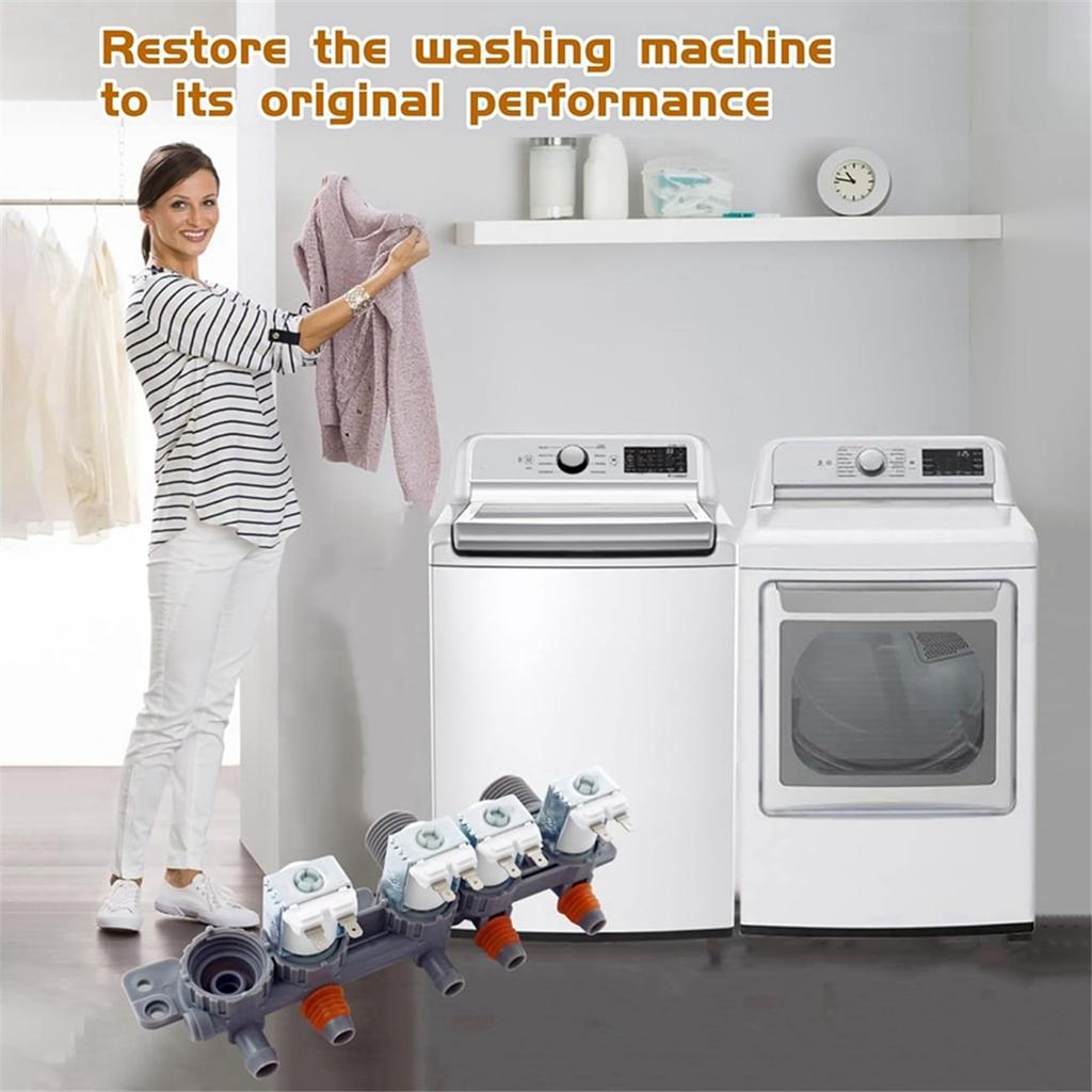 AJU75152602 Washer Water Inlet Valve for LG WT7405CW,WT7305CV,WT7305CW,WT7150CW,WT7250CW,WT7880HWA,WT7300CW,WT7900HBA