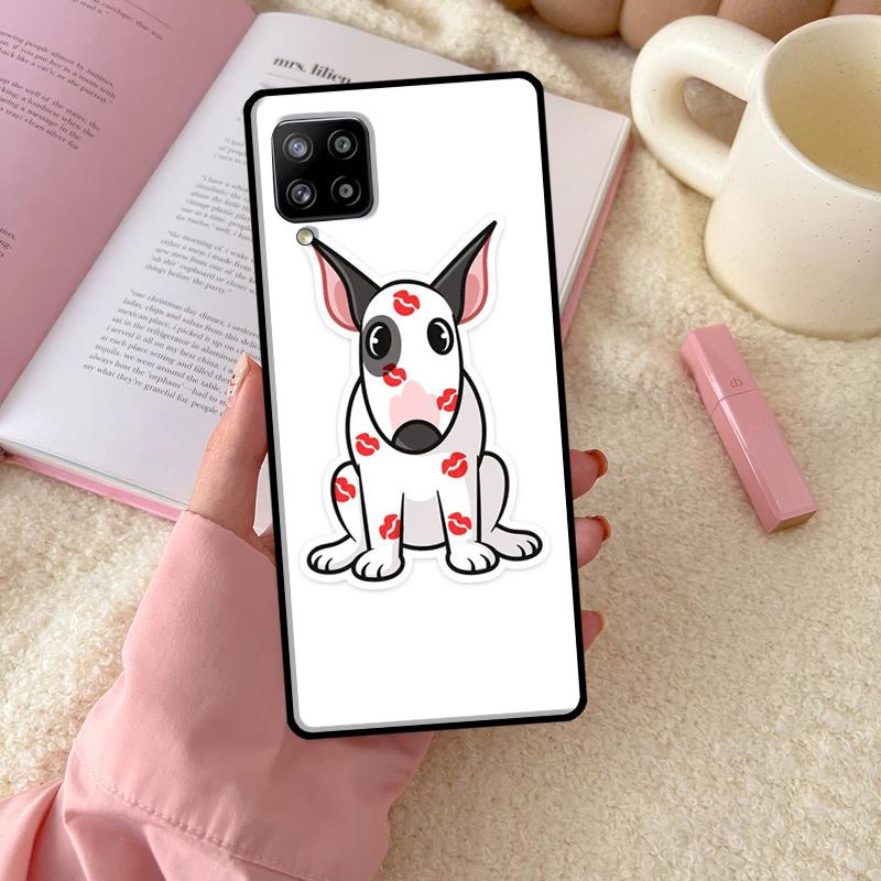Bull Terrier Dog Puppies Funny Phone Case For Samsung Galaxy A54 A34 A14 A13 A53 A33 A73 A51 A71 A12 A22 A32 A52 A72 A52S
