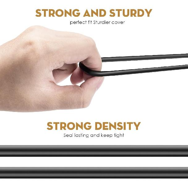 Black Lid Latch Strap Rubber Band 6,7,8 quart Fits for Hamilton Beach Crock Pot Slow Cooker WHT - Reble Pot Lid Fixing Strap