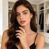 Adjustable Ring Lightweight Comfortable To Wear Anti-Oxidation Open Ring Exquisite Craftsmanship Niche Style Ring for