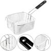 Nonstick French Fries Holder Detachable Handle Fryer Basket Multipurpose Deep Fryer  Home
