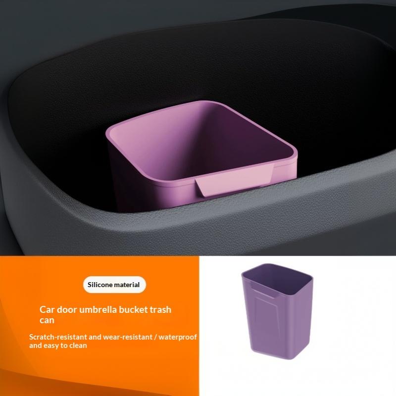 Silikon Auto Türbecherhalter Aufbewahrungsbox Mülleimer Wasserdicht Universal Auto Tür Aufbewahrungsbehälter Regenschirm Organizer Tasche