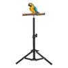 Alloy Bird Training Perch Adjustable Height Outdoor Bird Stand  Indoor Play Area