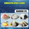 Fun Simulation Clam Water Shooter Gun for Home Decor and Party Favors Unique Novelty Gag Gift Guests