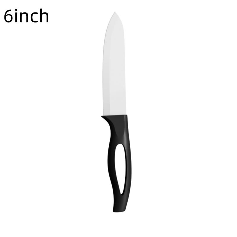 Ceramic Fruit Knife for Kitchen 3 4 5 6 Inch Chef Knife with Sheath Utility Slicing Cooking Tool for Vegetable Rustproof Zirconig