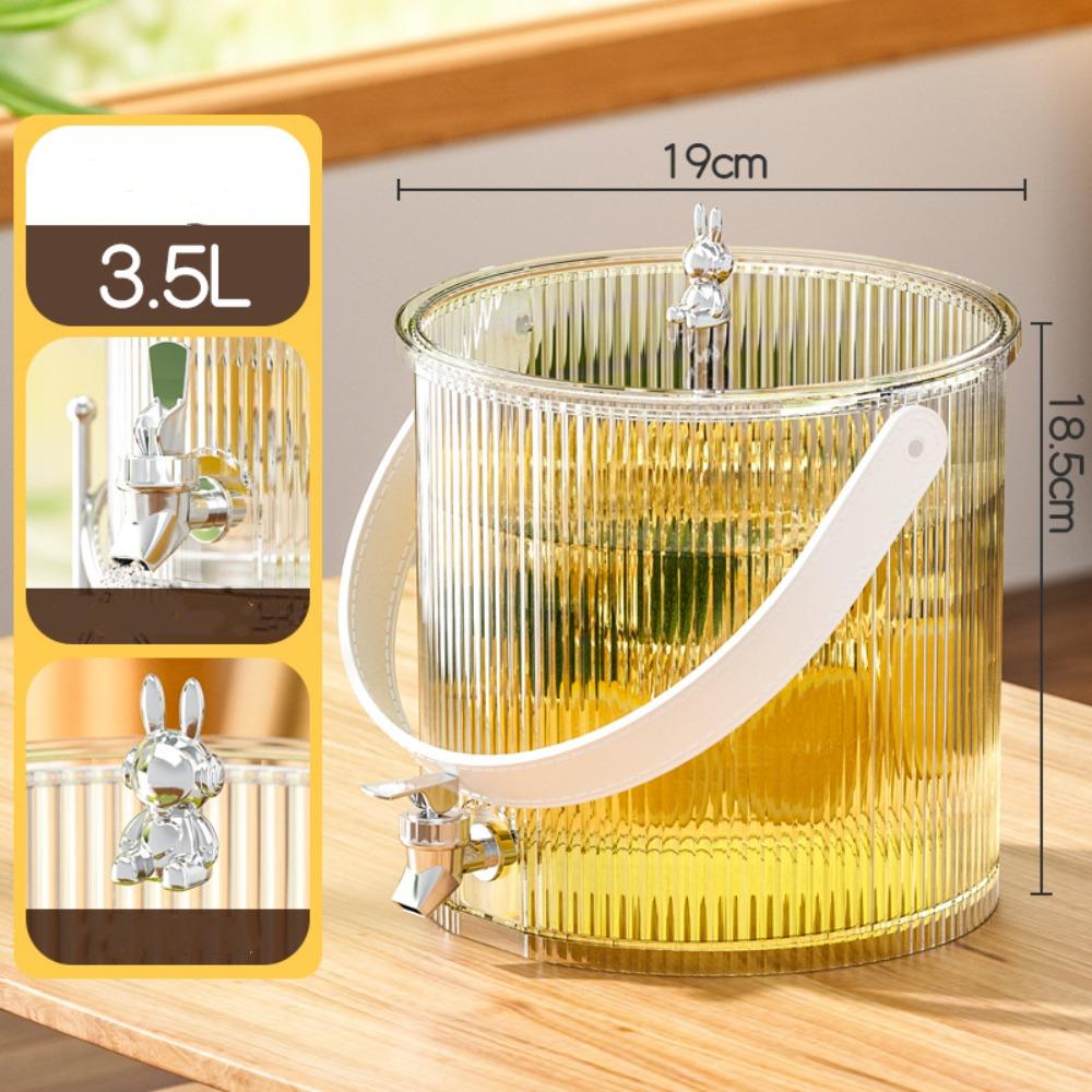 3.5/5L Large Capacity Cold Water Kettle Plastic Water Storage Kettle  Kitchen Picnic