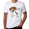 Dabbing Beagle Funny Tshirt Work Casual Loose Fit Tshirt