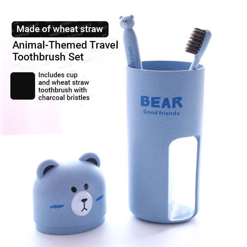 Chimi Chimi - Animal Travel Toothbrush Set