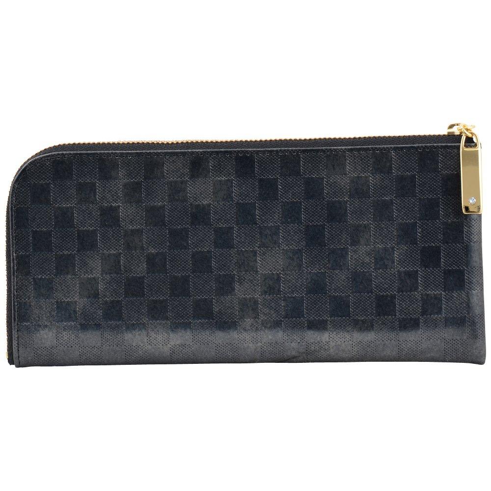 

LiBERTE zipper long wallet 0352007 Black L-shaped