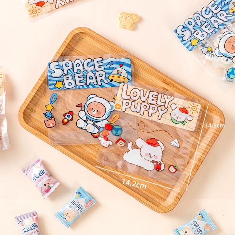 MEIDI Cartoon Self-Sealing Zipper Bags for Baked Goods