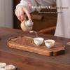 Walnut Wood Rectangular Tea Tray