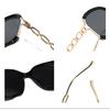 New In Fashion Metal Chain Shades Luxury Brand Decoration Women's Sunglasses Vintage Designer Outdoor Sun Glasses
