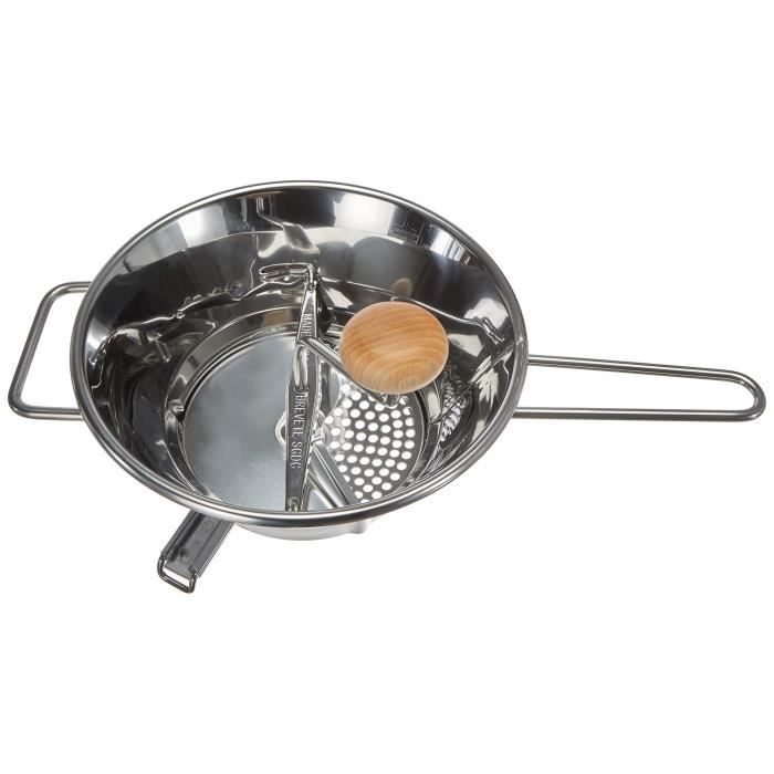 Moulin à légumes - guillouard - 24 cm - inox - 3 grilles - fabrication française