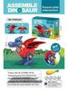 DIY Tyrannosaurus Rex Educational Toy Egg - Assemble & Disassemble Building Blocks for Children
