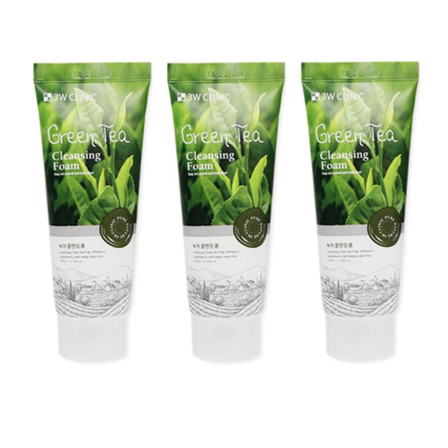 3w Clinic Mousse Nettoyante au Thé Vert 100ml (3 Options)