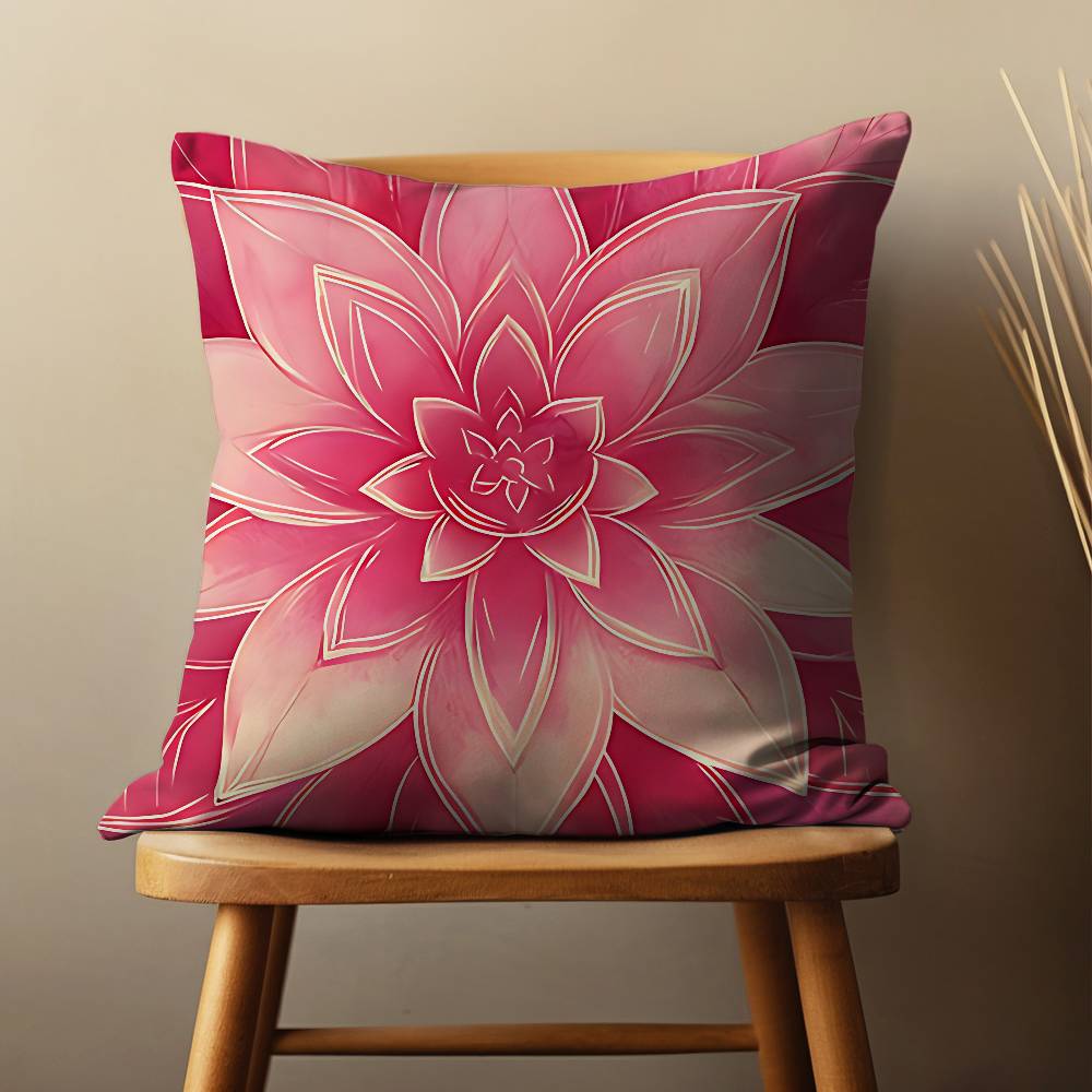 Beauty Mandala Art Totem Pillow Case For Room Sofa Cushion Cover Suitable For Home Bedroom Decoration And Protector