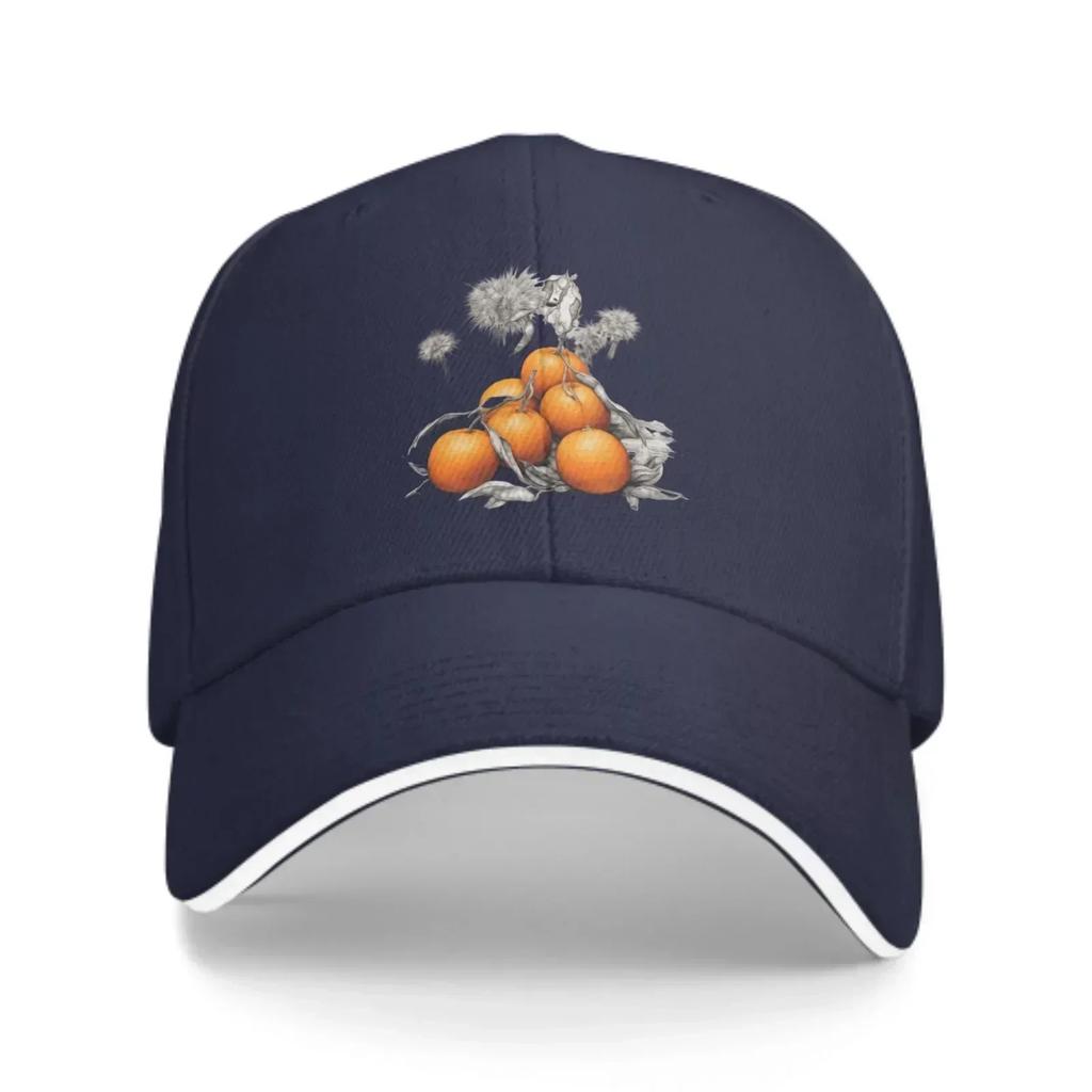 Orange Baseball Caps Fashion Casquette for Unisex Women Adjustable Casual Trucker Hats for Sports Outdoor Activities